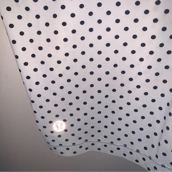 Lululemon Runbeam Long Sleeve Mod Dot Printed Black / White - Picture 9 of 12